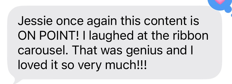 Client testimonial screenshot